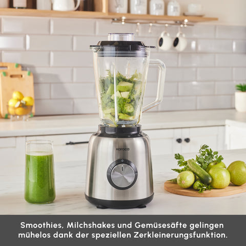 Karaca Inox 1.5 L Glass Jar Inox Smoothie Blender