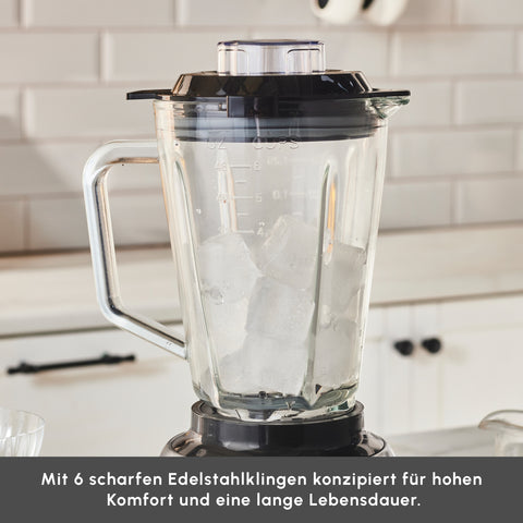 Karaca Inox 1.5 L Glass Jar Inox Smoothie Blender