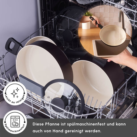 Karaca Ceramica Iconic Bronze, İndüksiyon Tabanlı 7 Parça Tencere Seti
