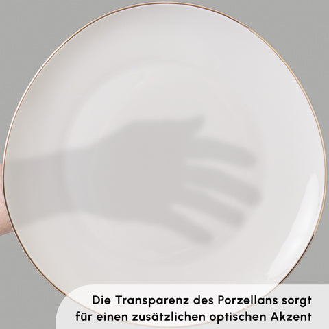 Stream Bone Middle Tafelservice für 12 Personen - Gold
