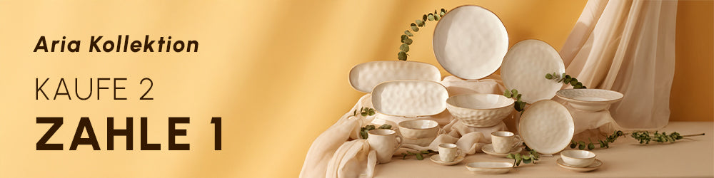 Karaca Aria Reactive Glaze Servis Tabağı, 38 cm, Bej