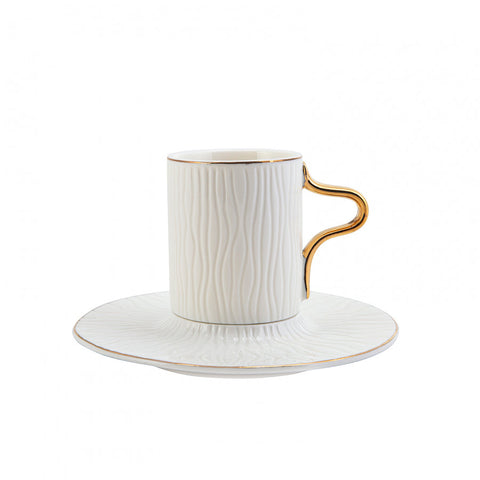 Karaca Aged Coffee Cup Set for 6 Person