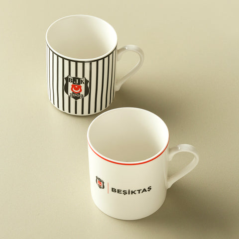 Karaca x Beşiktaş Lisanslı 2 Kişilik Çay Fincan Takımı 230ML
